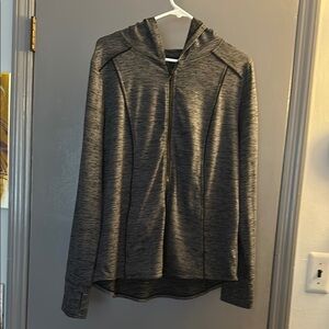 Xersion Gray Lightweight Hooded Jacket